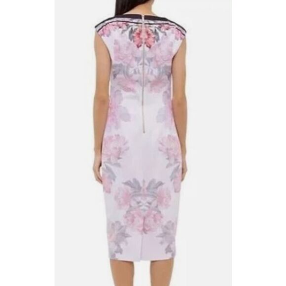 Ted Baker London Shawnee Painted Posie Dress NWT Sz. 4 (US L/10) - Picture 2 of 8